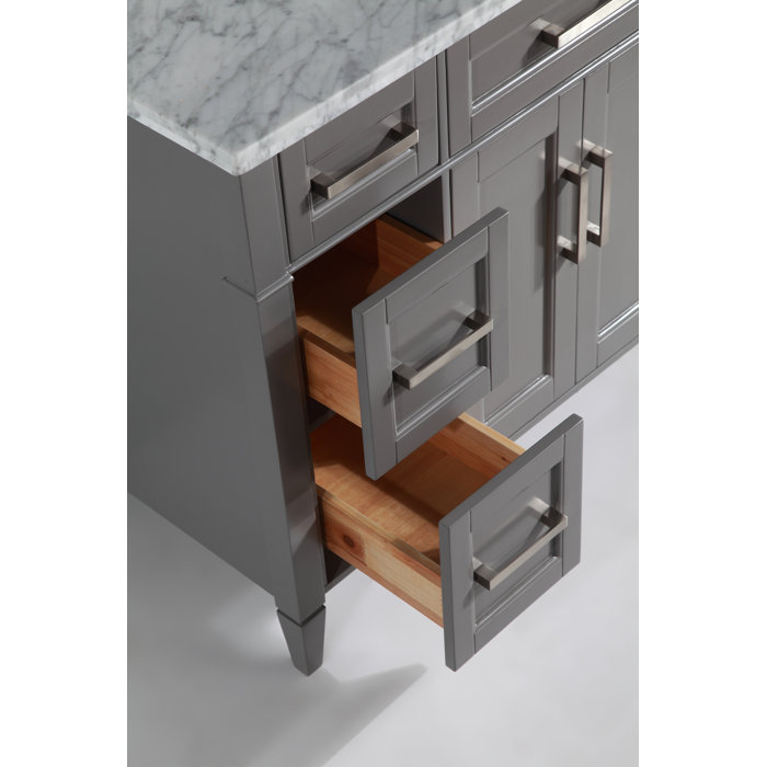 Gracie Oaks Lachine 48'' Free Standing Single Bathroom Vanity with